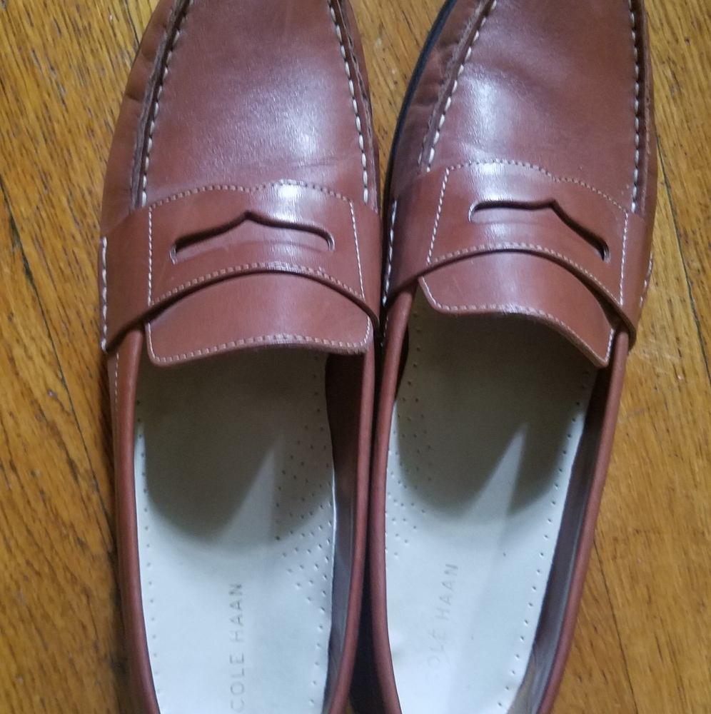 Cole Haan Camel leather loafers